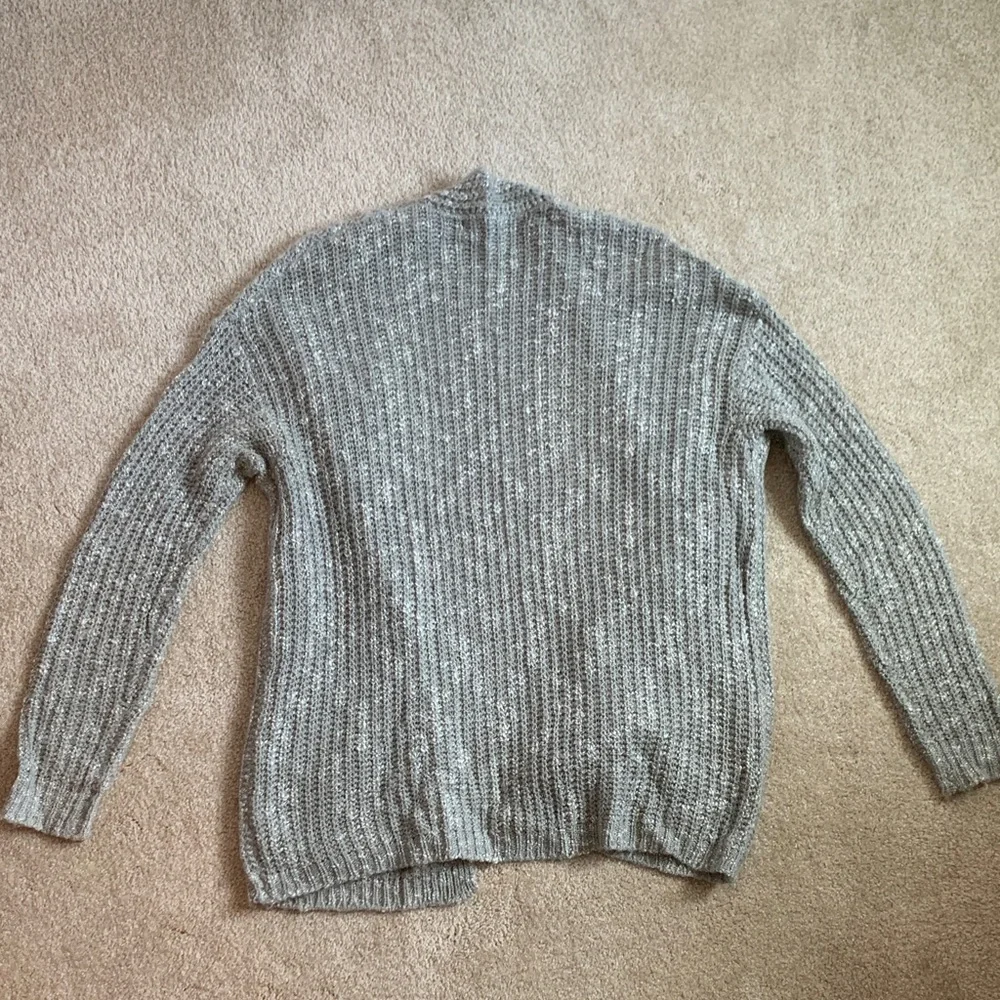 Pink Clover Light Gray Knit Cardigan - Picture 3 of 4